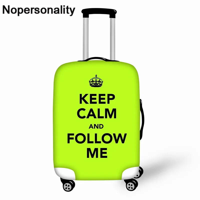 L1684 Nopersonality Синий 18-32 дюймов Чехол для костюма, пылезащитный чехол, чемодан на колесиках, эластичный защитный чехол, модные аксессуары для путешествий - Цвет: L1684