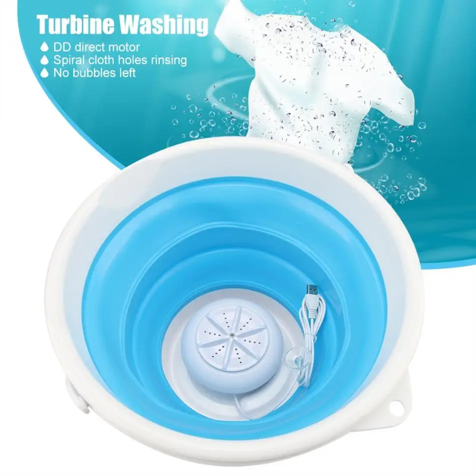 110-240V Mini Washing Machine Automatic Convenient Portable Ultrasonic for Silk Baby Clothes Special Materials Washing Tool home