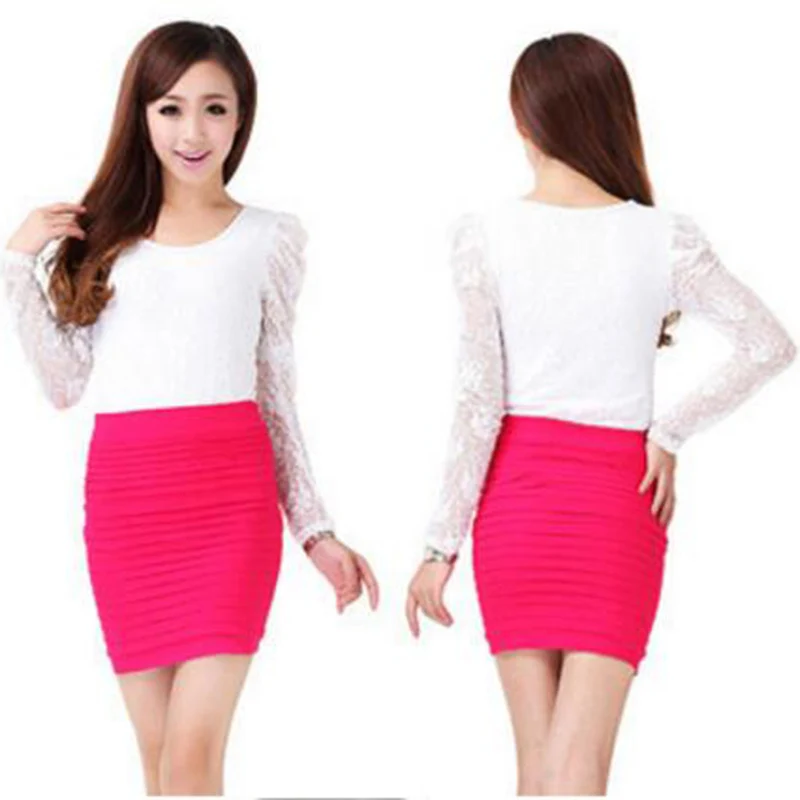 Новое поступление ПР Офисные женские туфли летняя юбка Для женщин Высокая Талия