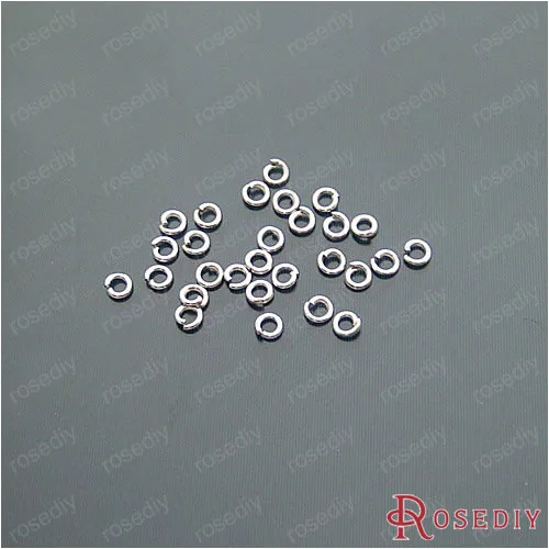 Wholesale Imitation Rhodium Diameter 3mm-20mm Round Metal Iron Jump Ring Diy Accessories (JM3067) | Украшения и аксессуары