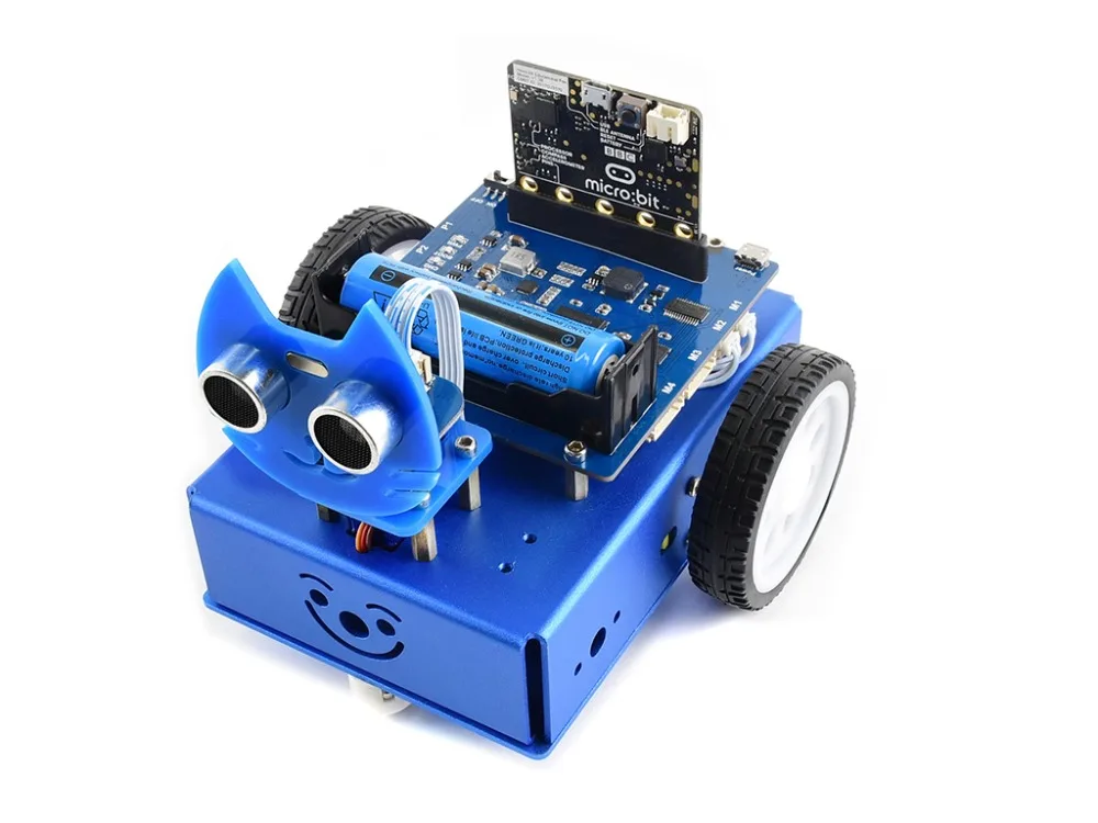 Набор для сборки робота Waveshare KitiBot 2WD micro:bit с контроллером BBC