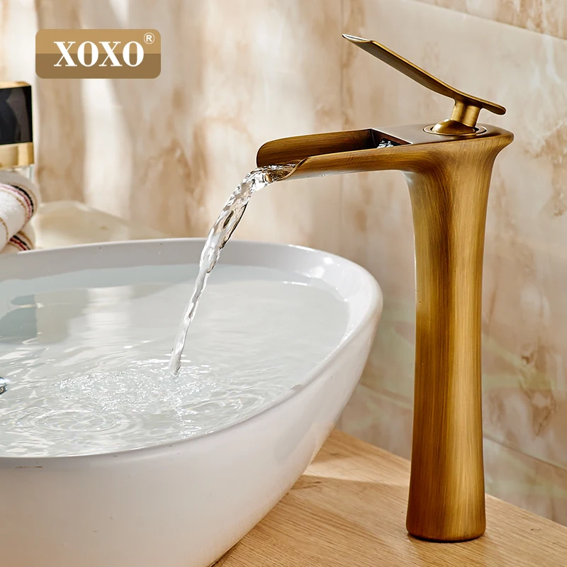 XOXO современные белые смесители для умывальника смеситель ванной комнаты водопад