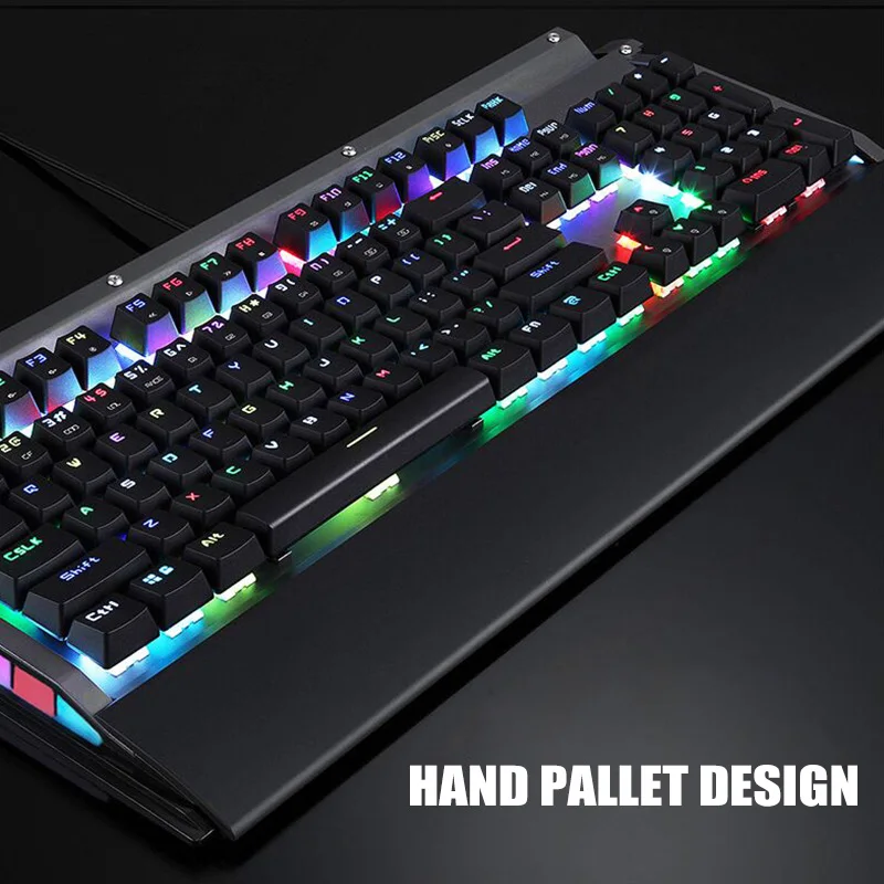 Механическая клавиатура QJY99 с RGB подсветкой 104 клавиш USB 2 0 переключатель Kailh Box