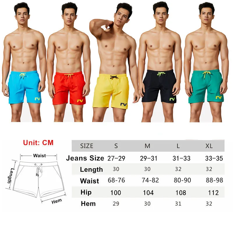 RAY GRACE летние для серфинга пляжные шорты мужские короткие штаны эластичные