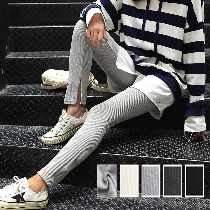 Женские эластичные леггинсы Danjeaner однотонные облегающие узкие брюки женские