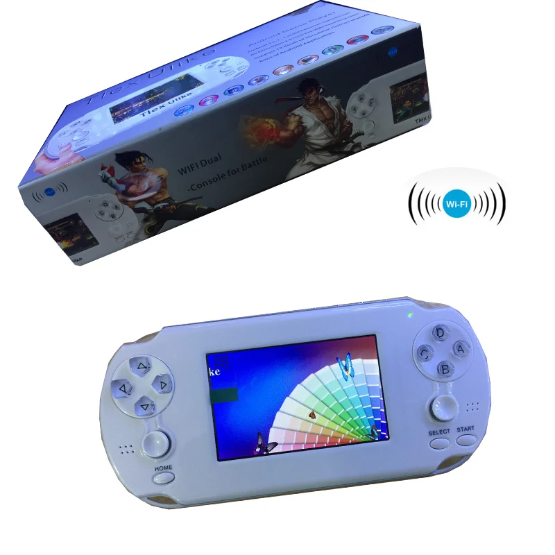 Tlex Ulike Android 4 1 3 5 дюймов WiFi консоль Поддержка PSP PS1 N64 GBA GBC NES SENS игр с сенсорным