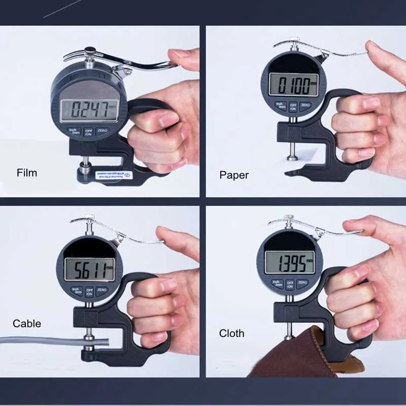 Цифровой толщиномер 12 7 мм 0 5 дюйма Электронный микрометр измерительные
