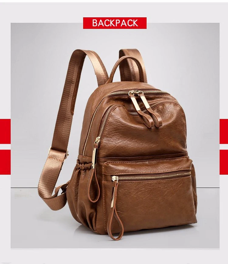 Женский рюкзак, высокое качество, рюкзак из искусственной кожи, Mochila Escolar, винтажные сумки, рюкзаки, модный рюкзак