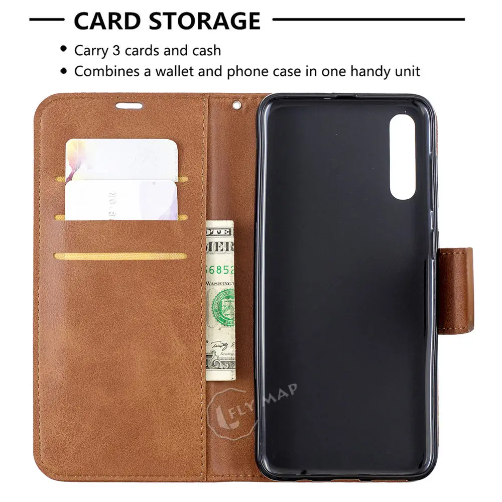 Флип кейс для Samsung Galaxy A50 2019 50A A505FD A505F/DS A505FN чехол телефона кожаный SM чехлы