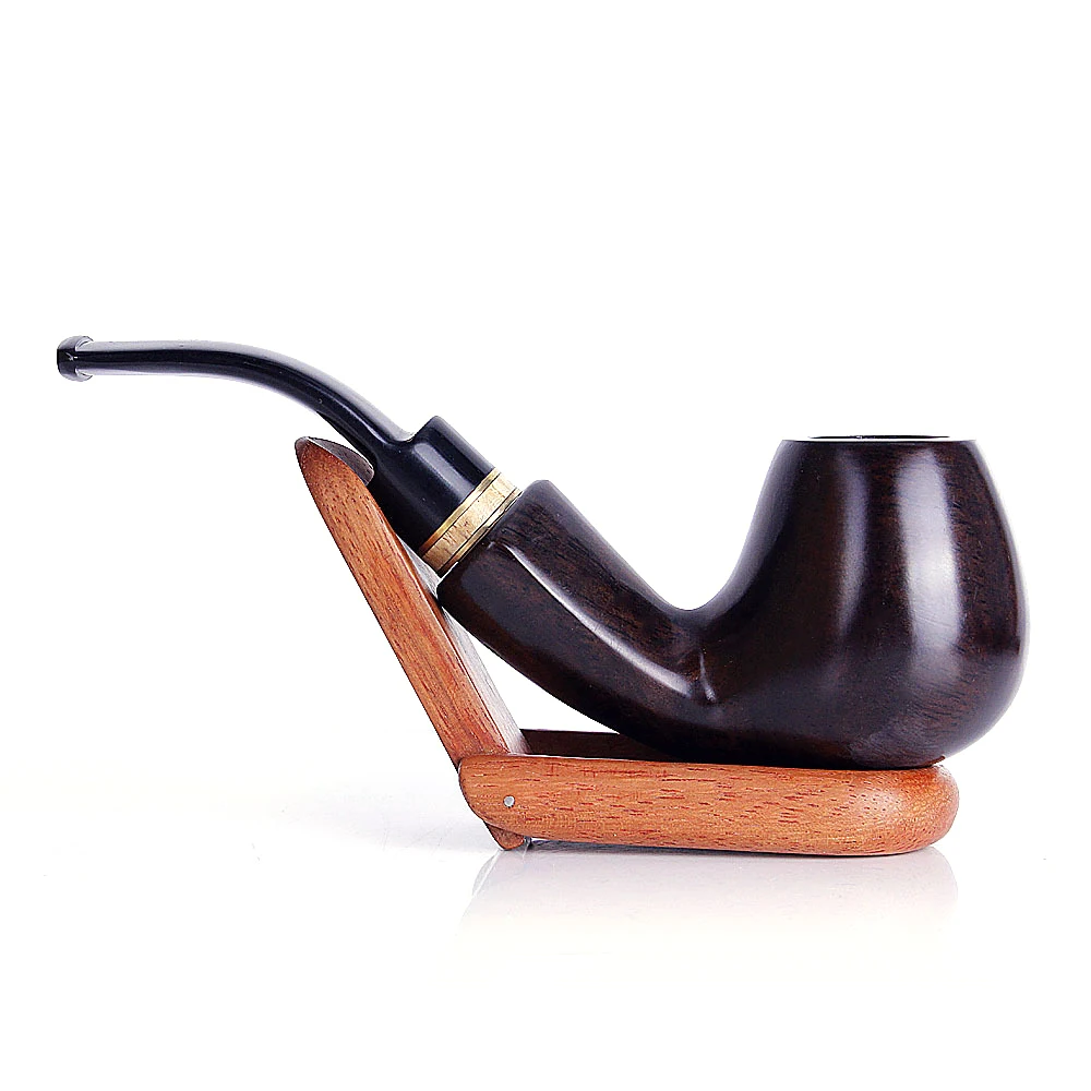 Ретро моделирование эбеновые трубы с активированным углем двойной фильтр дерево