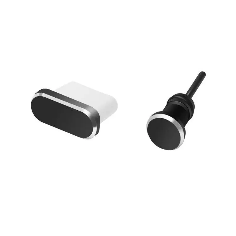 Usb C Алюминиевый заглушка от пыли набор Type зарядный порт 3 5 мм разъем для наушников