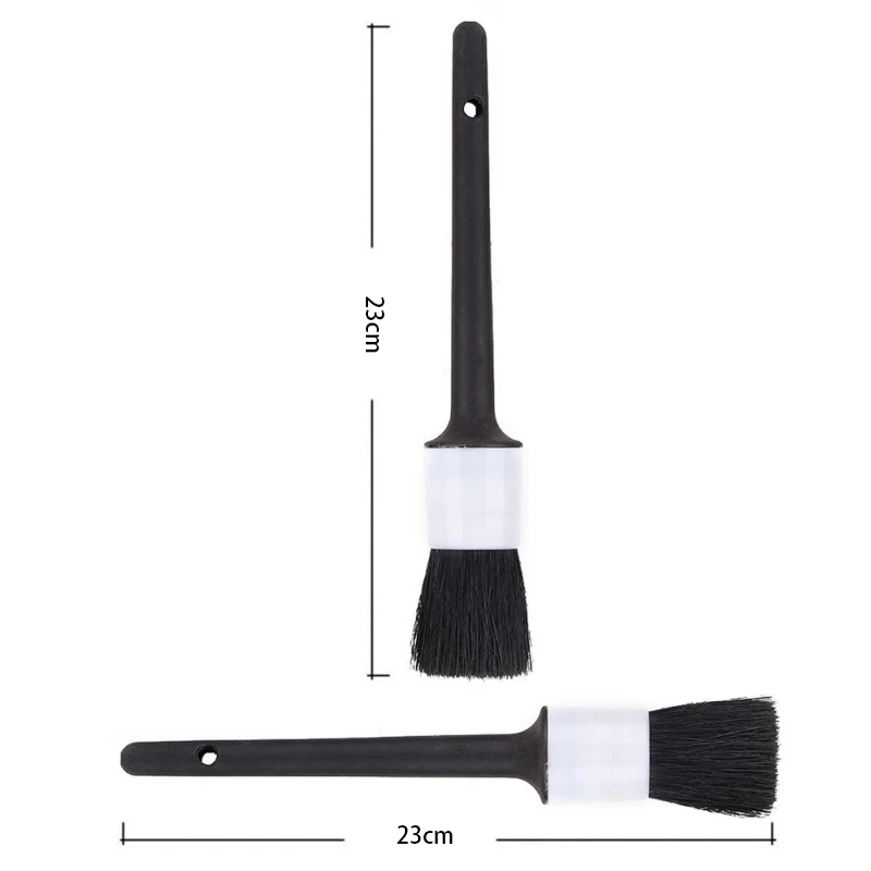 Щетка для детейлинга автомобиля чистящие кисти из натурального кабана 1 шт.|Губки