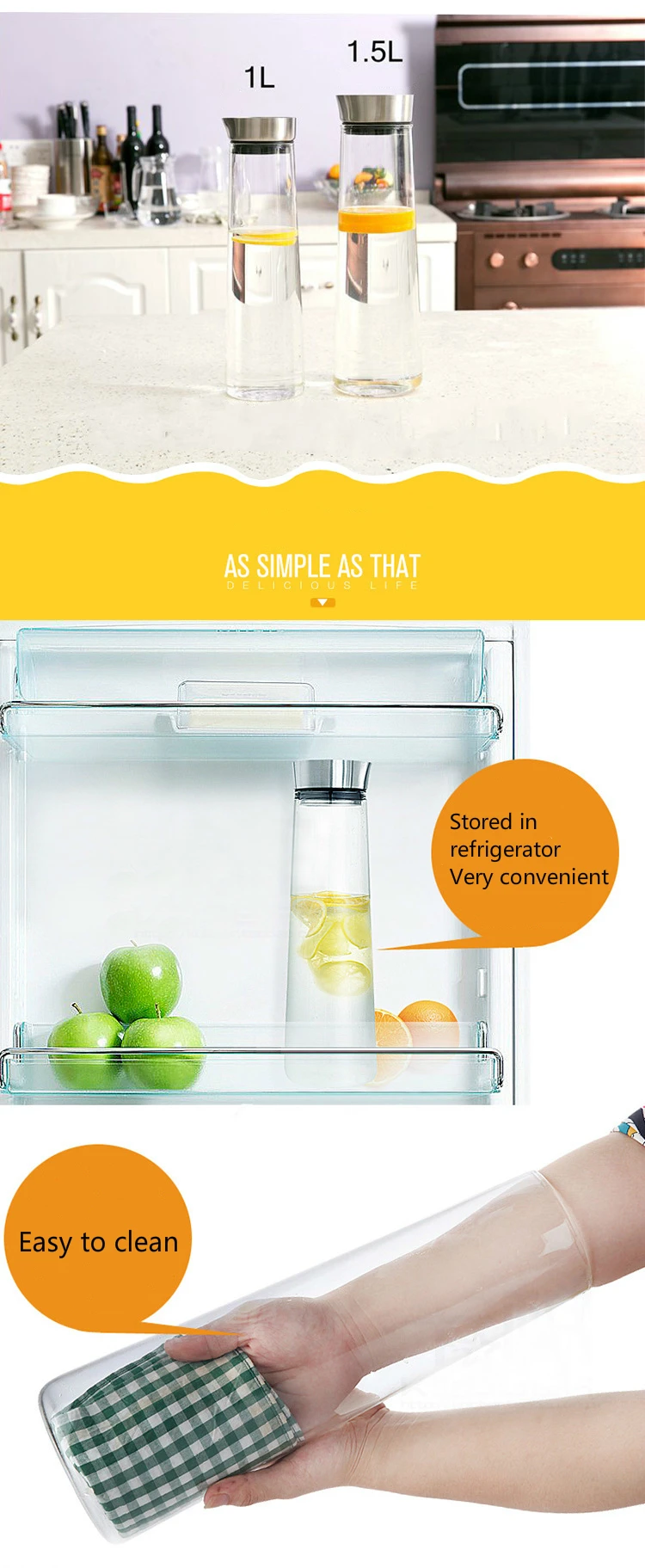 Finland Dispensador De Agua Lemonade диспенсер для холодных безалкогольных напитков со льдом стеклянный кувшин чайник жарра де суко разделитель вина DECANT ER