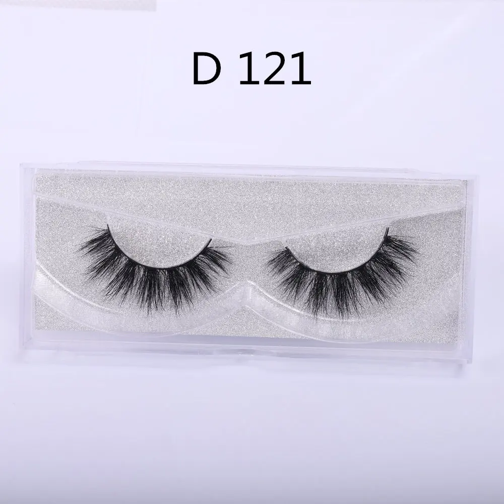 D121 WOWANGEL, норковые ресницы, 3D ресницы, толстые, ручная работа, ресницы, полная полоска, поддельные, Maquiagem, бесплатно, Роскошные, 1 пара, накладные ресницы D104 - Цвет: D121