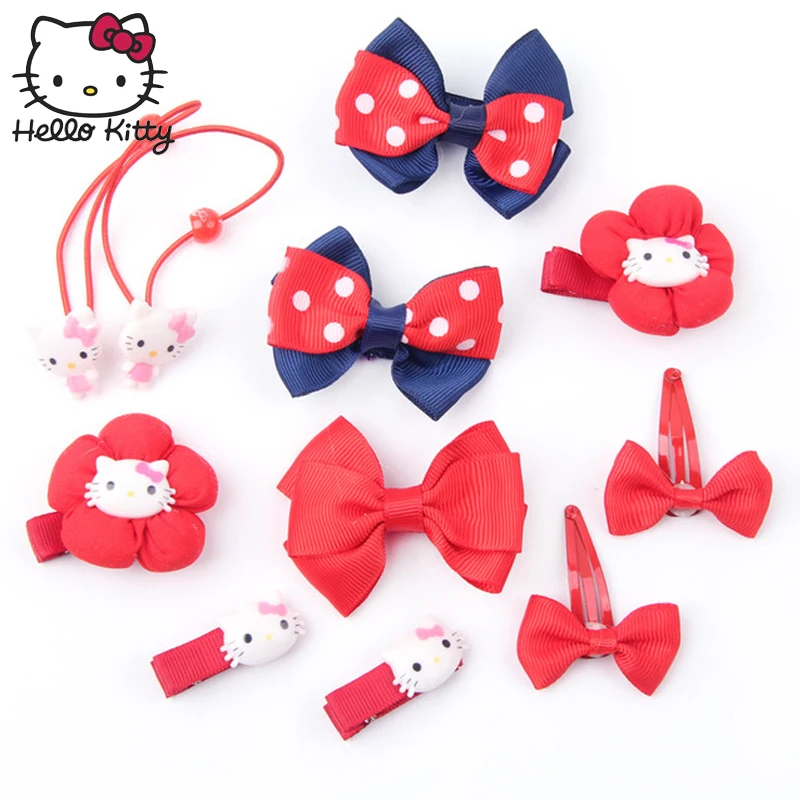 Hello kitty Подарочный набор детские шпильки волосы аксессуары для девочек зажимы