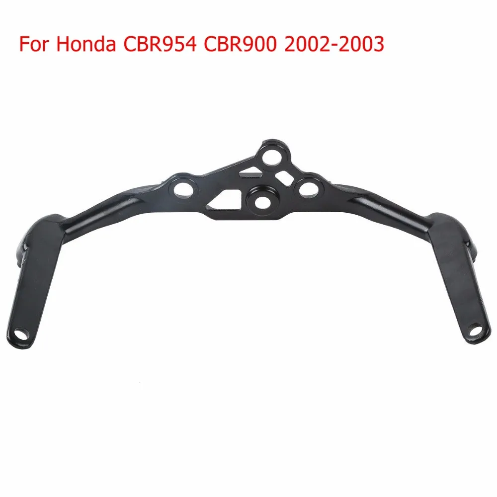 Черный алюминиевый кронштейн для передних фар мотоцикла Yamaha R1 2002 2014 R6 1996 2016 Honda