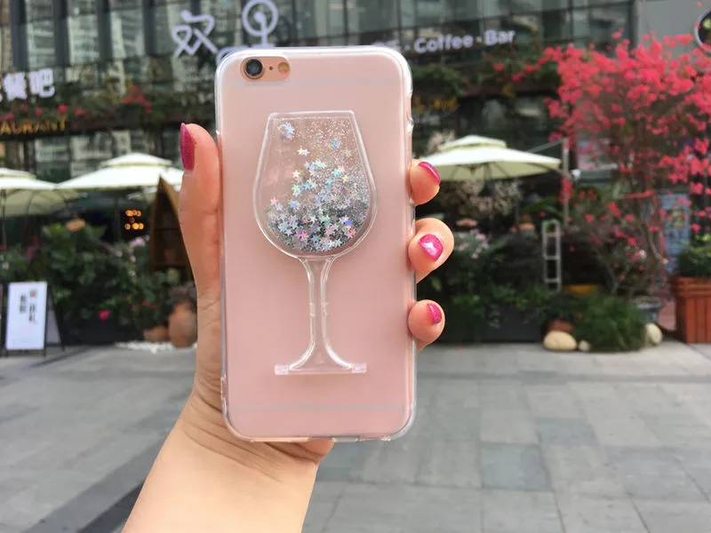 Роскошный 3D Блестящий динамический чехол с жидкостью и зыбучим песком для Wiko Sunny2