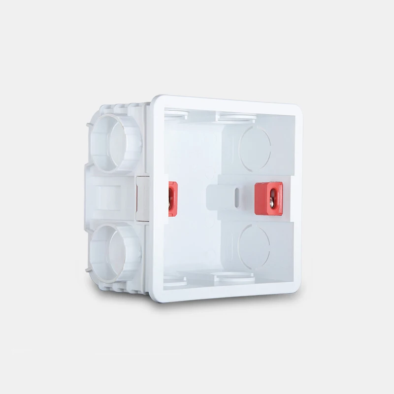 Wall Mounted Switch Socket Embedded Concealed Installation Bottom Box For 86 Type and Wiring Back | Обустройство дома