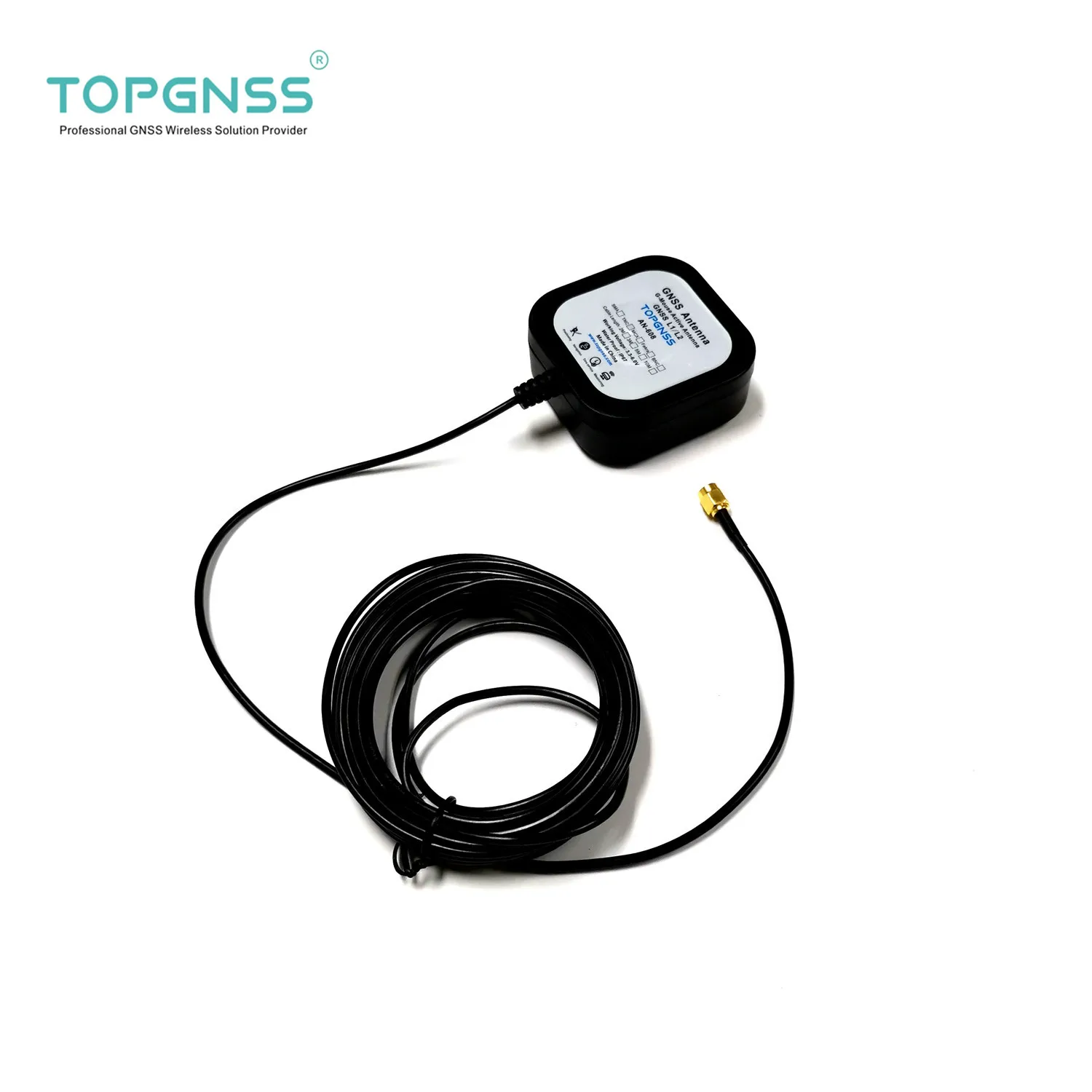TOPGNSS Высокоточный gps антенна GNSS, RTK gps антенна, UAV-UGV Высокая точность усиления для ZED-F9P модуль GLONASS BEIDOU, SMA-J