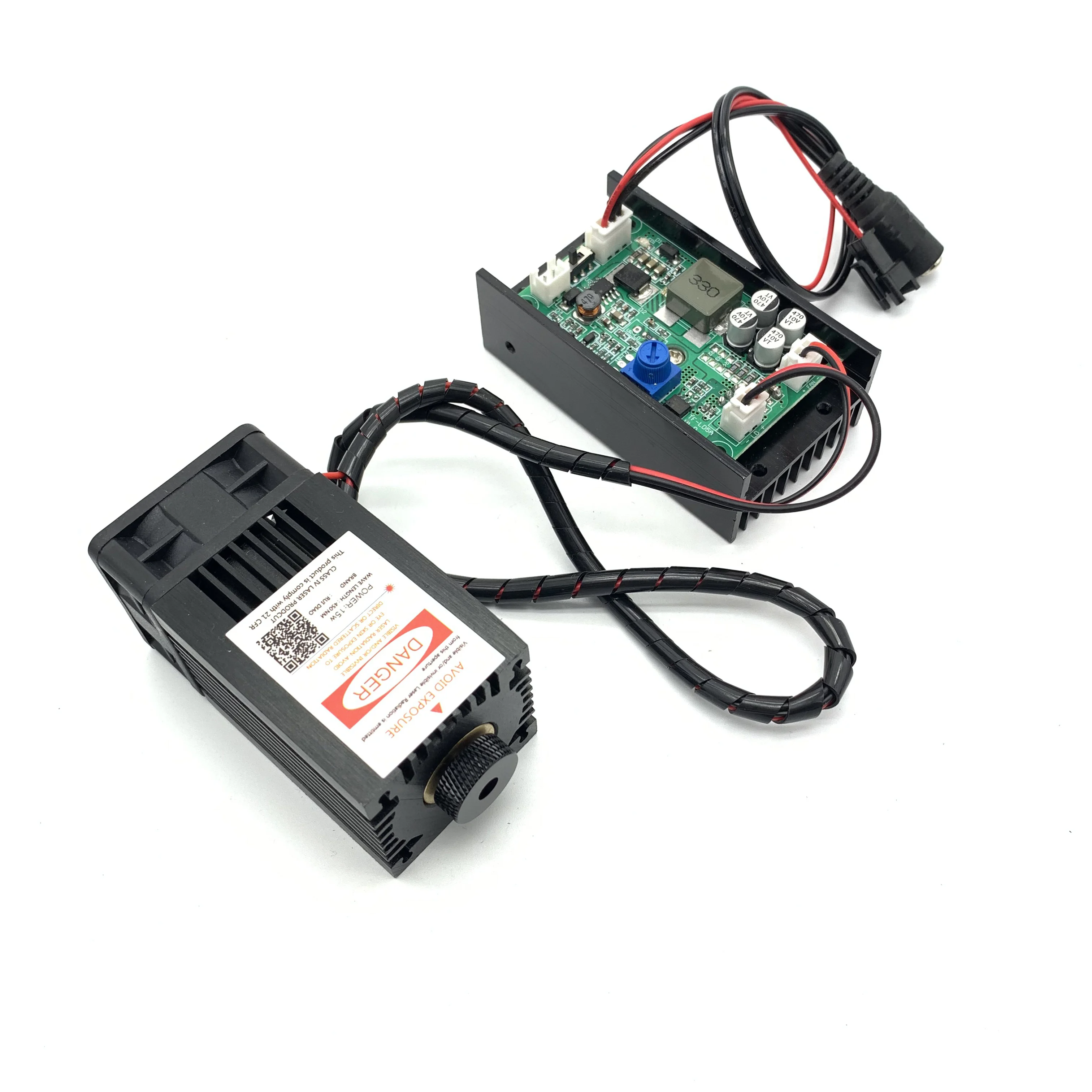 450nm 15000 МВт 12V Высокая Мощность ttl регулируемый фокус лазер формата Blue-Ray модуль DIY аппарат для лазерной порезки аксессуары 15 Вт лазерная головка