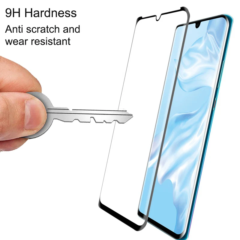 HD закаленное стекло для Huawei P30 защита экрана 9H полное покрытие Защитная пленка P20