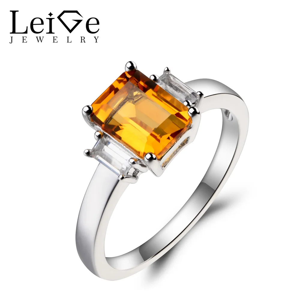 Женское кольцо из серебра 925 пробы с изумрудом|925 sterling gemstone rings|gemstone rings silveryellow ring |