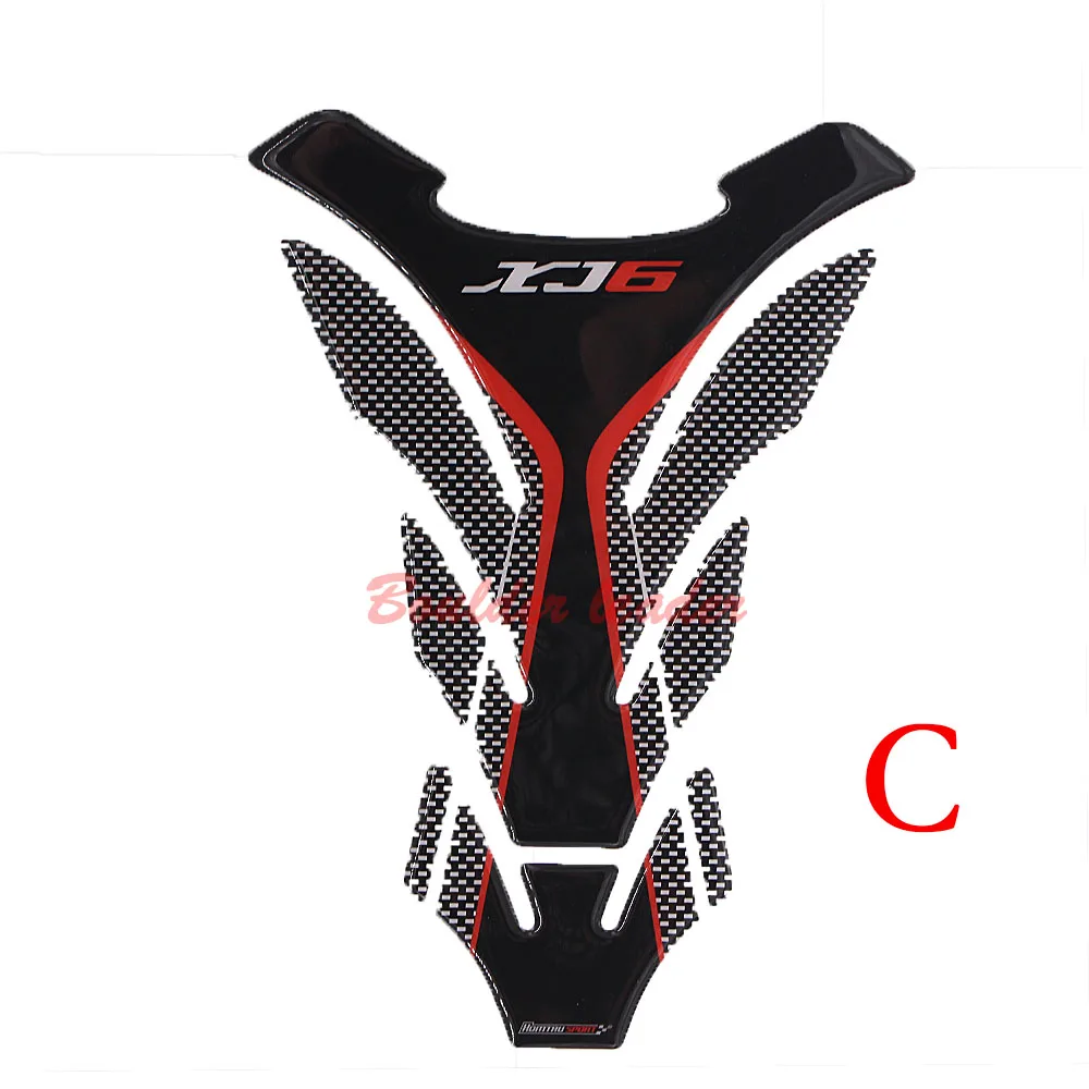 3D Универсальный бак мотоцикла Pad Protector Наклейка Наклейки Чехол для Yamaha XJ6 диверсии SP ABS танк