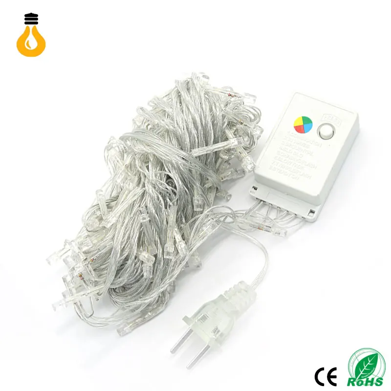 Новинка 2017 1 шт. 10 м Светодиодные строковый свет rgb цвет 100led 110 V 220 Украшение