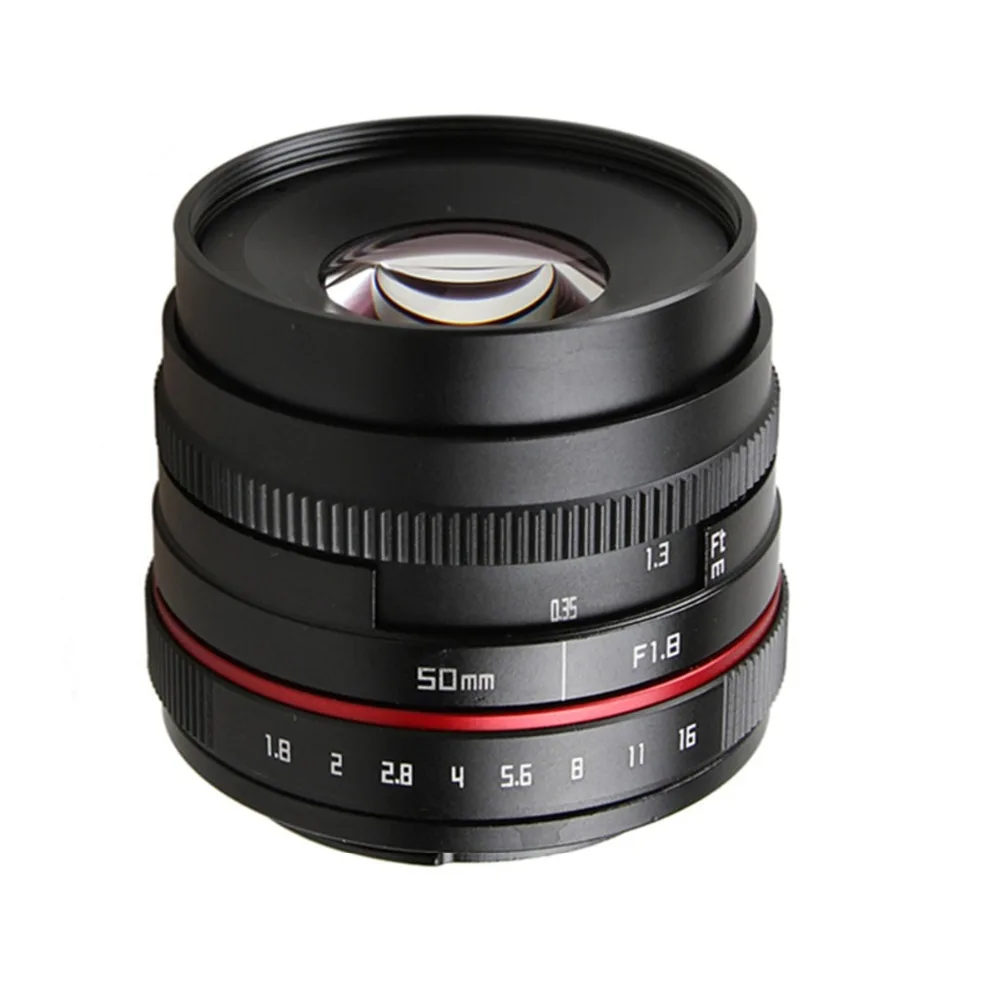 Объектив для камеры Panasonic Micro 4/3 m4/3 M43 GF1 GF2 GF3 GX85 GF6 gxx1 GX7 GX8 G85 G80 GH5 GX80 GH2 GH3 50 мм f/1 8