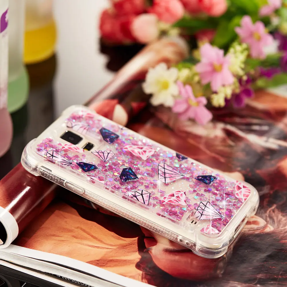 Единорог Сова чехол для Samsung Galaxy S5 S 5 G900 G900F G900H SM-G900FD SM-G900H динамический жидкий