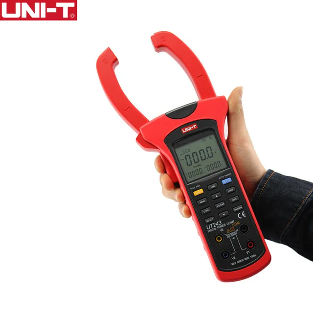 UNI T UT243 измеритель мощности и гармоник фазовый фактор активная энергия USB