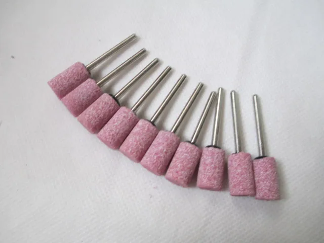 

Fixmee 10x Chain Saw Sharpening Stone 3mm Shank 10mm Head Dia Grinding Stone Round Tip