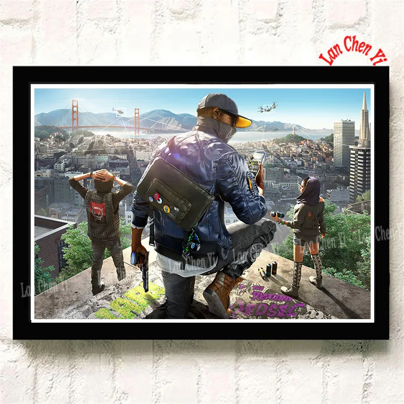 Watch_Dogs 2 бумага с покрытием плакаты стены украшения дома высокое качество принты