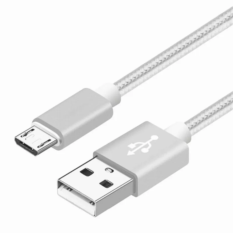 Ffelon 25 см короткий Micro USB кабель 2A Плетеный синхронный зарядный для xiaomi Powerbank