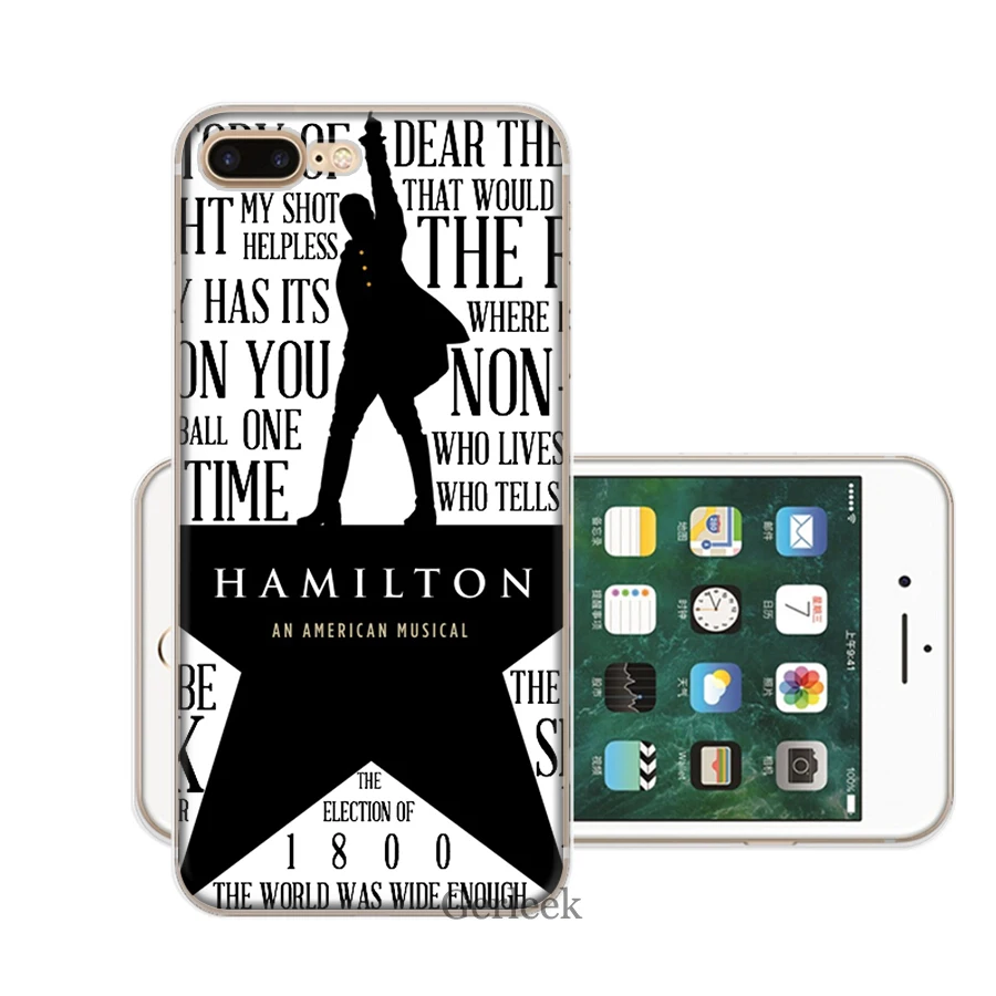 10 Hamilton музыкальная лирика Телефон чехол для iPhone 7 8 6 6S 5 5S SE iPhone 11 Pro XR X XS максимальный чехол - Цвет: 10