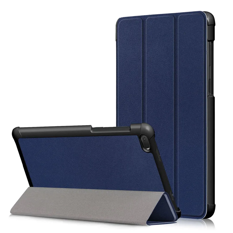 Dark Blue Ультратонкий чехол для lenovo tab e7 tb-7104f 7 дюймов планшет из искусственной кожи с магнитной подставкой Чехол для lenovo tab e7 tb-7104 чехол - Цвет: Dark Blue