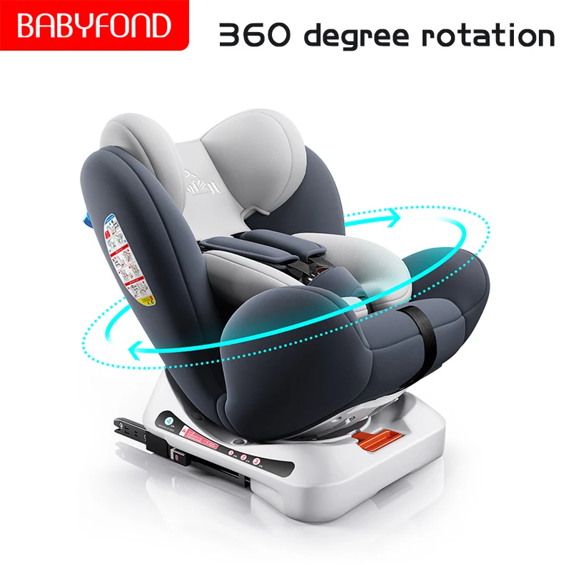 Детское автокресло поворот на 360 градусов детское безопасное сиденье isofix