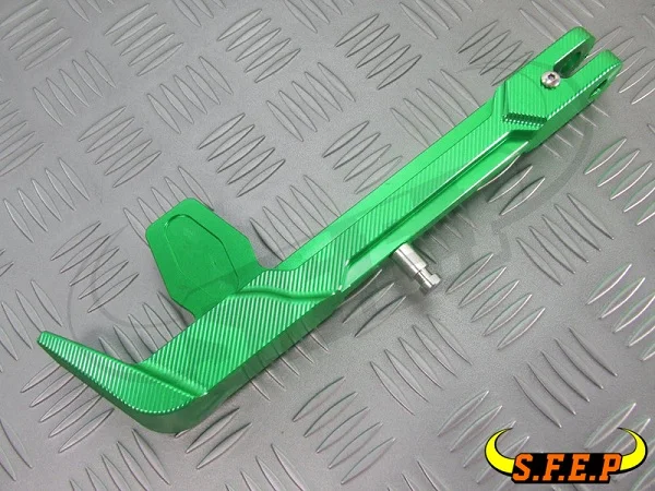 Green Для Kawasaki Z125/z125pro ЧПУ Алюминий боковой удар стенд - Цвет: Green