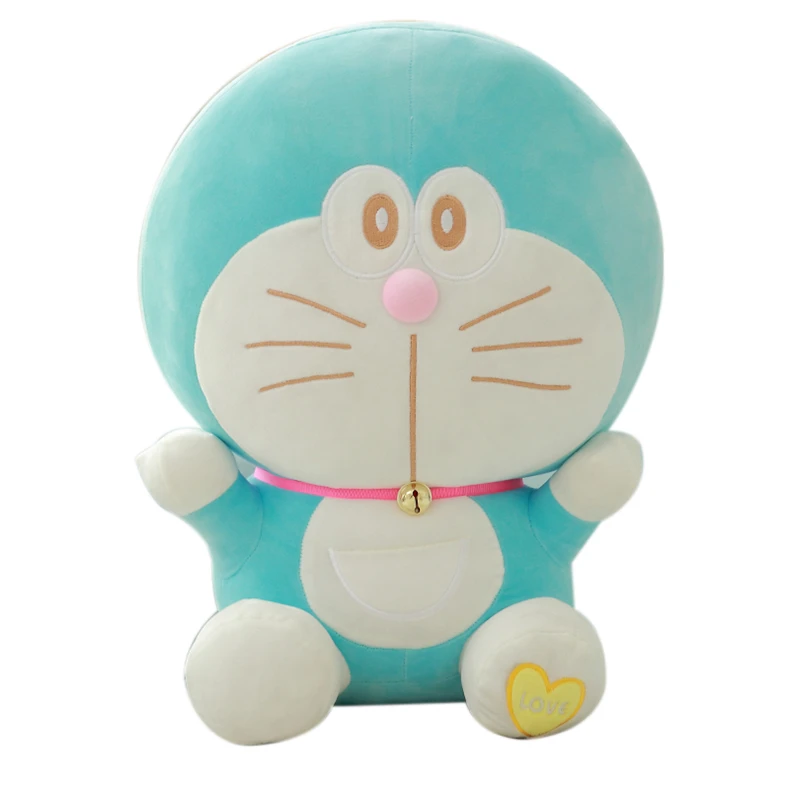 Супер мягкая Doraemon плюшевая кукла любовь стиль милая игрушка для детей подарок на