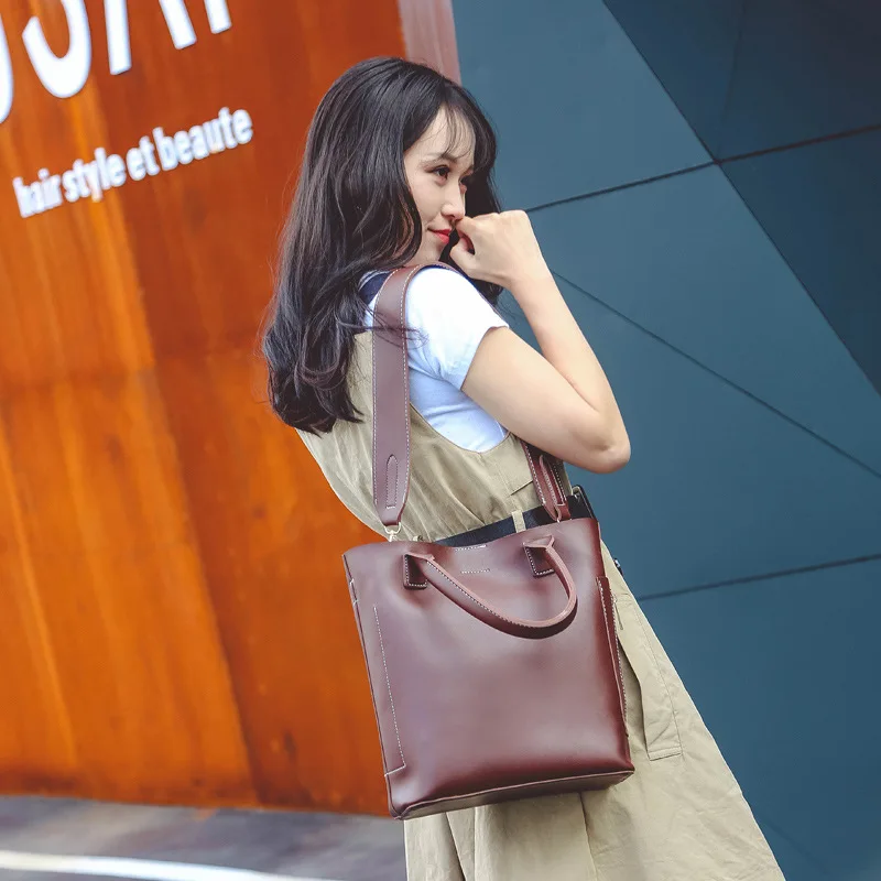 Деловая сумка-мессенджер сумки из спилок для женщин 2019 новые ретро модные