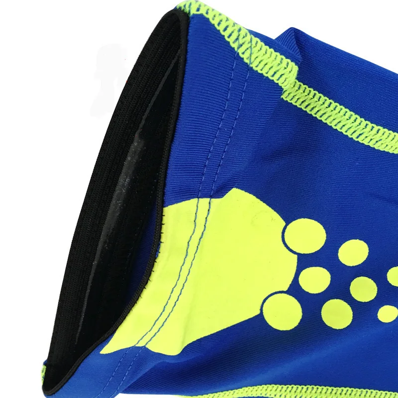 Дышащие Футбол Баскетбол Бег до середины икры компрессионный рукав ногу