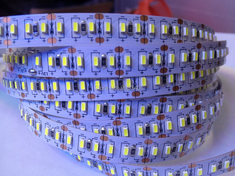 Светодио дный 1020 светодио дный led s/m высокая яркость СВЕТОДИОДНАЯ лента SMD 3014 12 В в 5 м гибкий светодиодный свет светодио дный 204 led s чистый белый/теплый белый полосы