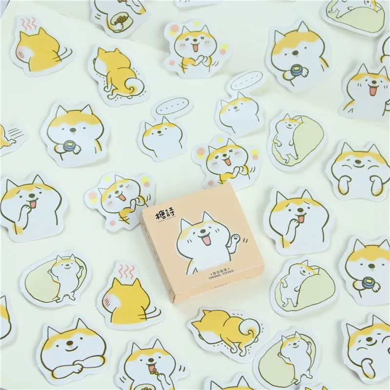 45 шт./лот милые собаки Декоративные DIY Дневник наклейки Kawaii планировщик для скрапбукинга липкие канцелярские принадлежности Escolar школьные принадлежности