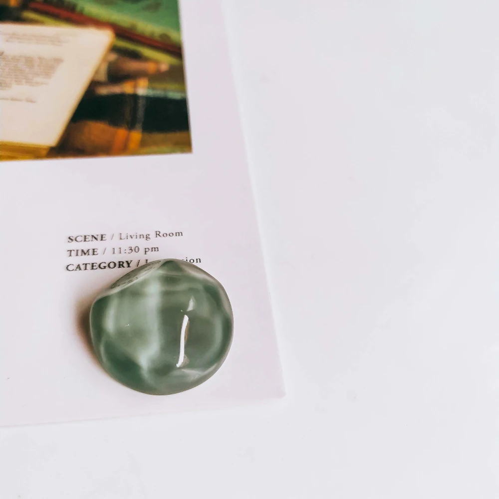 Resin Plastic Cabochon Round Flat Back Base Jewelry Component Diy Handmade Material 10pcs