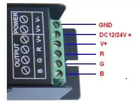 DC5-24V 360 Вт RGB Контроллер освещения для rgb Светодиодный модуль/светодиодные полосы/светодиодные фонари