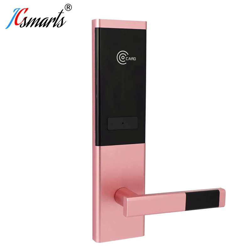 

New Aluminum keyless front door lock home hotel security RFID card system