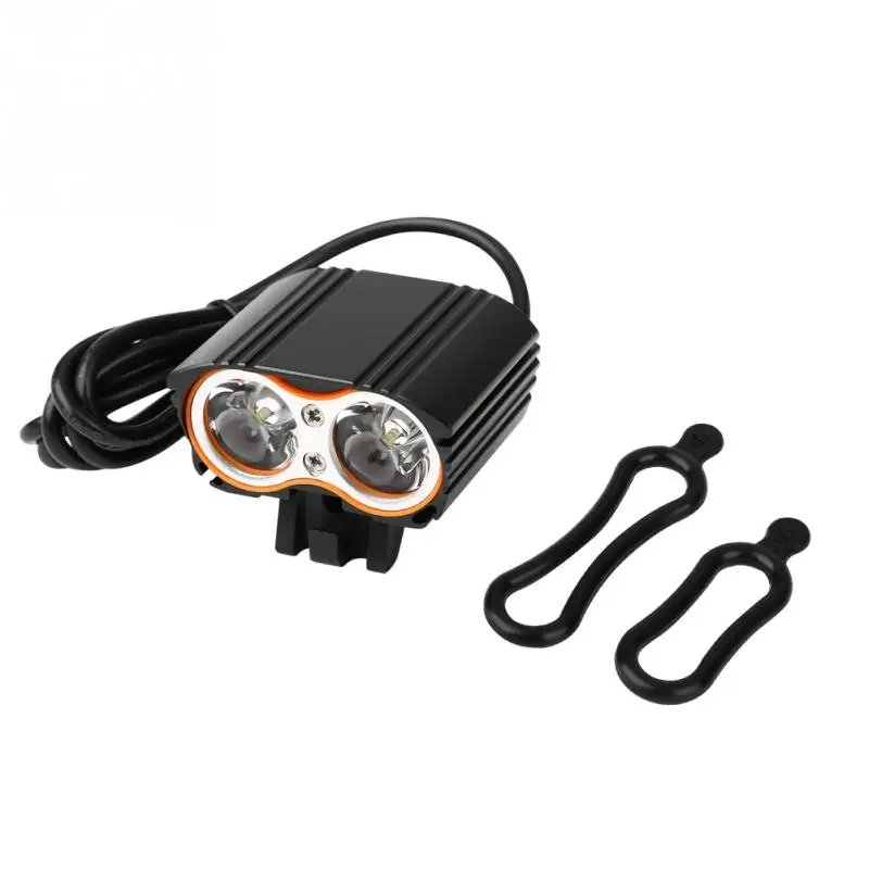 Компактный светодиодный USB внешний аккумулятор 2000 лм фара для велосипеда