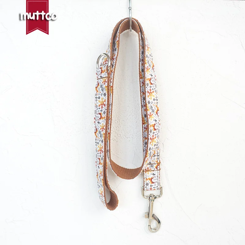 MUTTCO розничная продажа тканевый ошейник галстук-бабочка регулируемая поставка