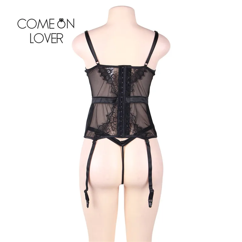 

Comeonlover Baby dolls Mujeres Sexy Black Green Lace Transparente Disfraz Sexy Erotico Mujer With Garter Sexy Nightwear RI80535