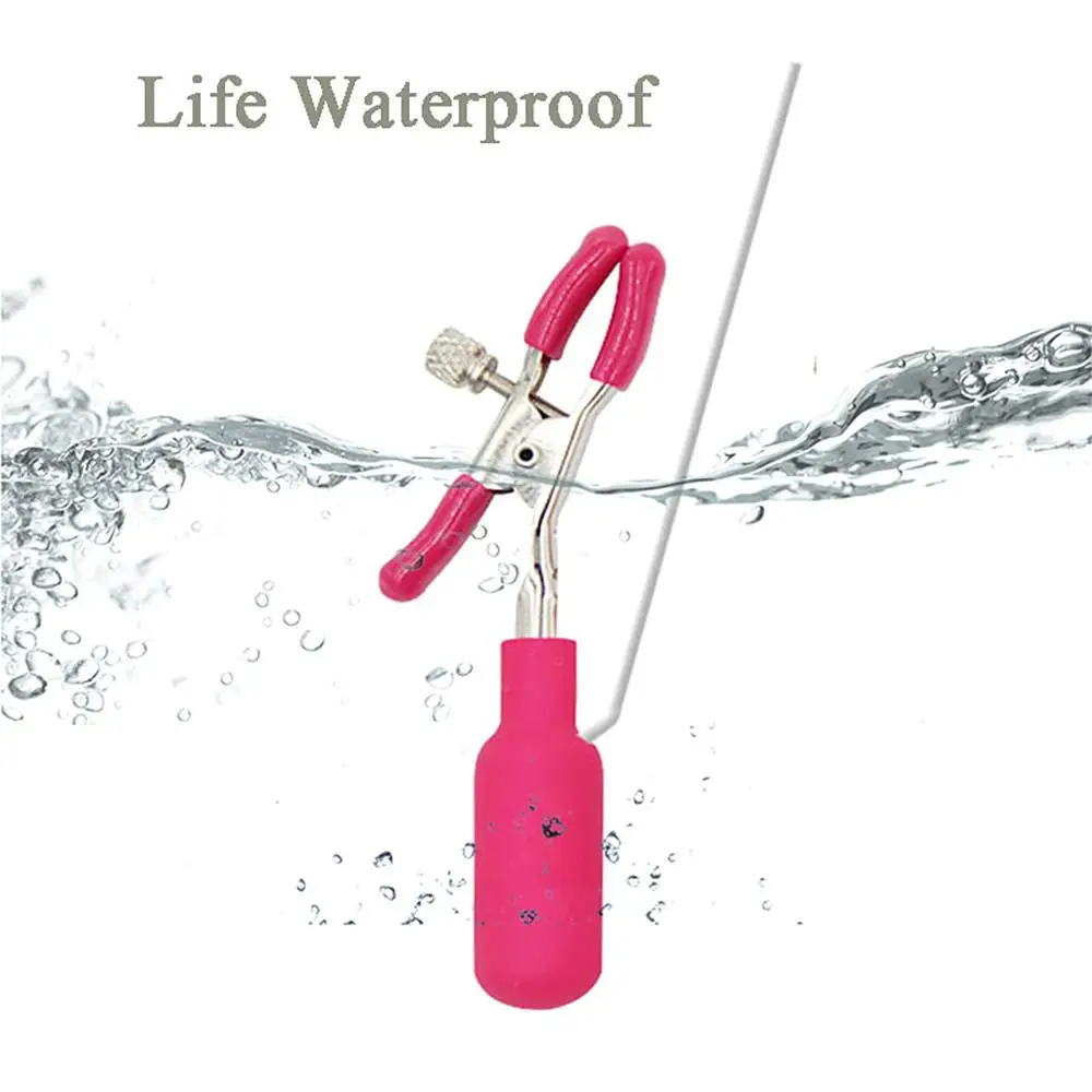 Зажимы для сосков вибрационные зажимы груди Стимулятор Проводные Вибраторы с